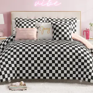 Juicy Couture Checkerboard Reversible Comforter Set Juicy Couture Checkerboard Reversible Comforter Set