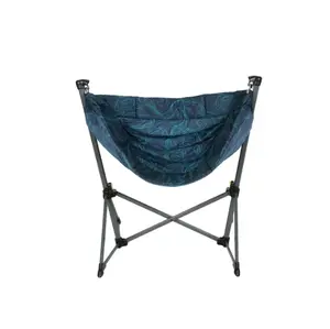 Portable Hammock Camping Chair, Nylon, Blue