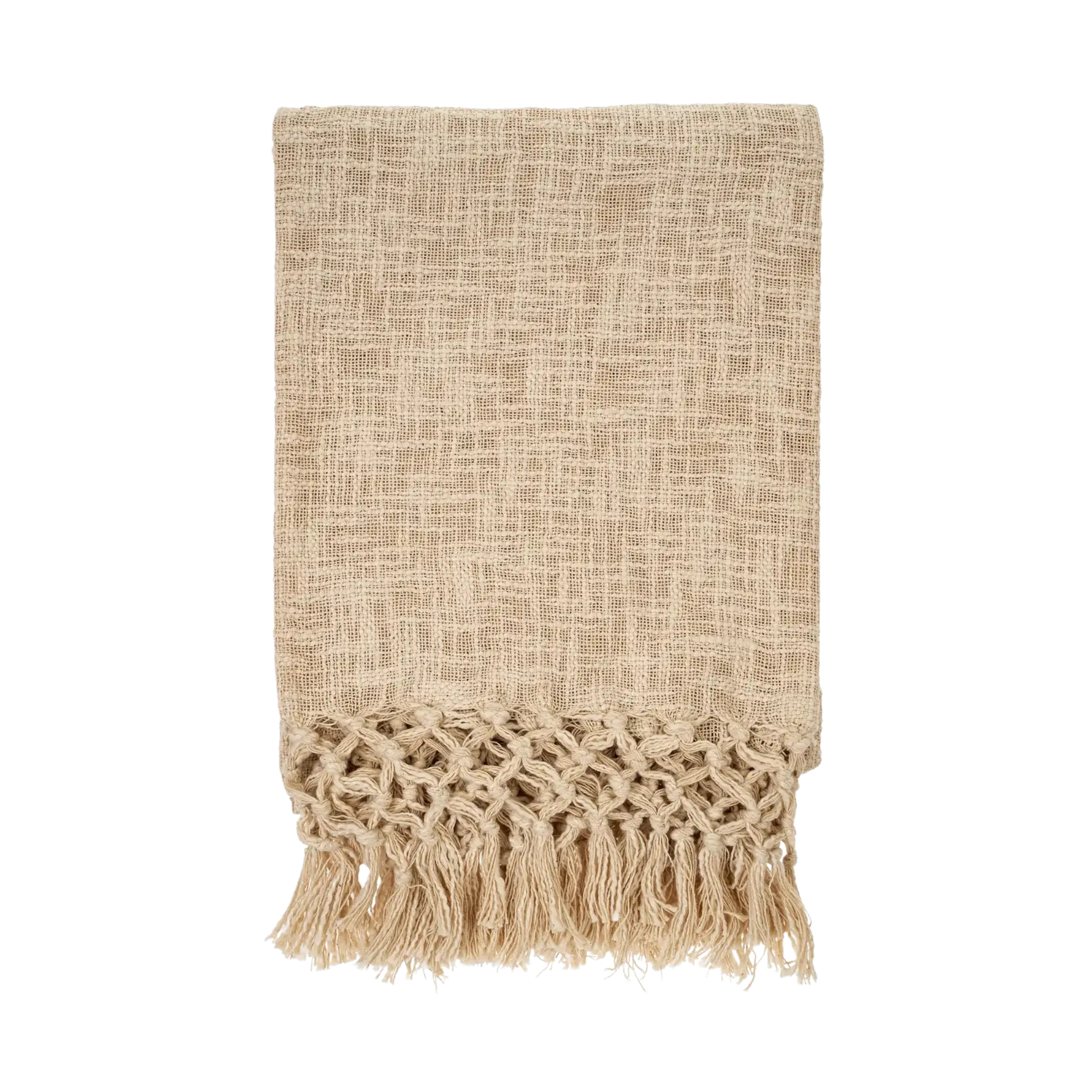 Leela Braided Tassel Throw Blanket
