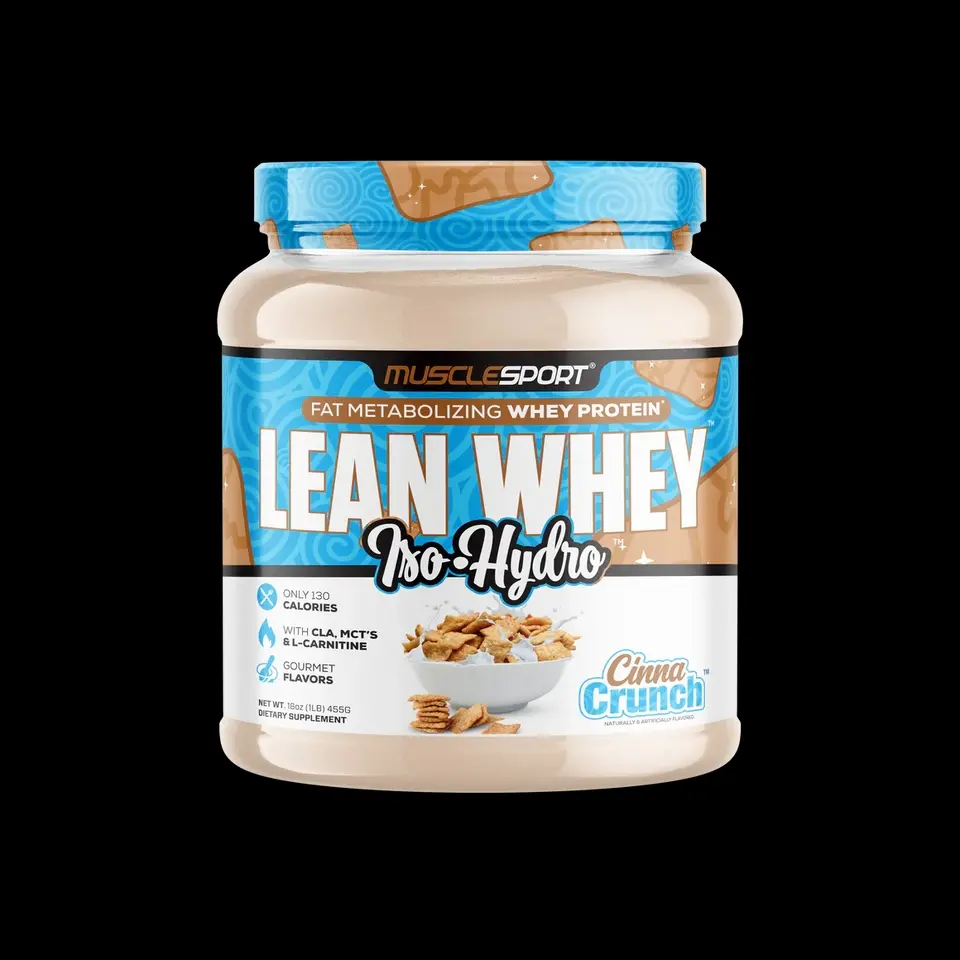 MuscleSport Whey Iso-Hydro Protein Powder 1LB - High Quality Protein Source for Athletic Performance - Healthcare, Supplement