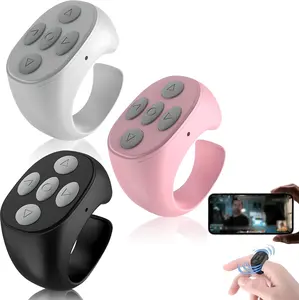 TikTok Remote Control for iPhone, iPad, Android Smartphones & Tablets - Selfie, Recording, Music & Flip Page Features, Wireless Bluetooth Connectivity