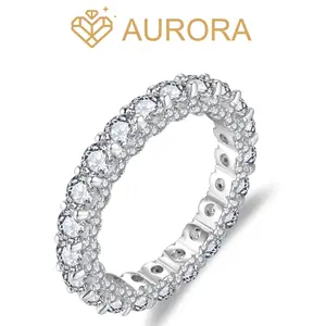 【#25 Serendipity】 Moissanite Stackable band ring enhancer ring band high quality gifts Jewelry Synthetic Moissanite