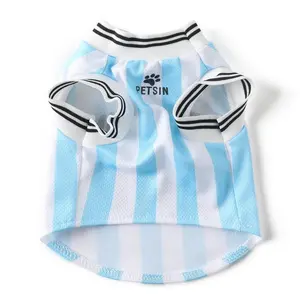 2026 New Model USA-Canada-Mexico World Cup Dog Football Shirt, Mesh Breathable Short Sleeve Pet Clothes for Small, Medium, and Large Dogs