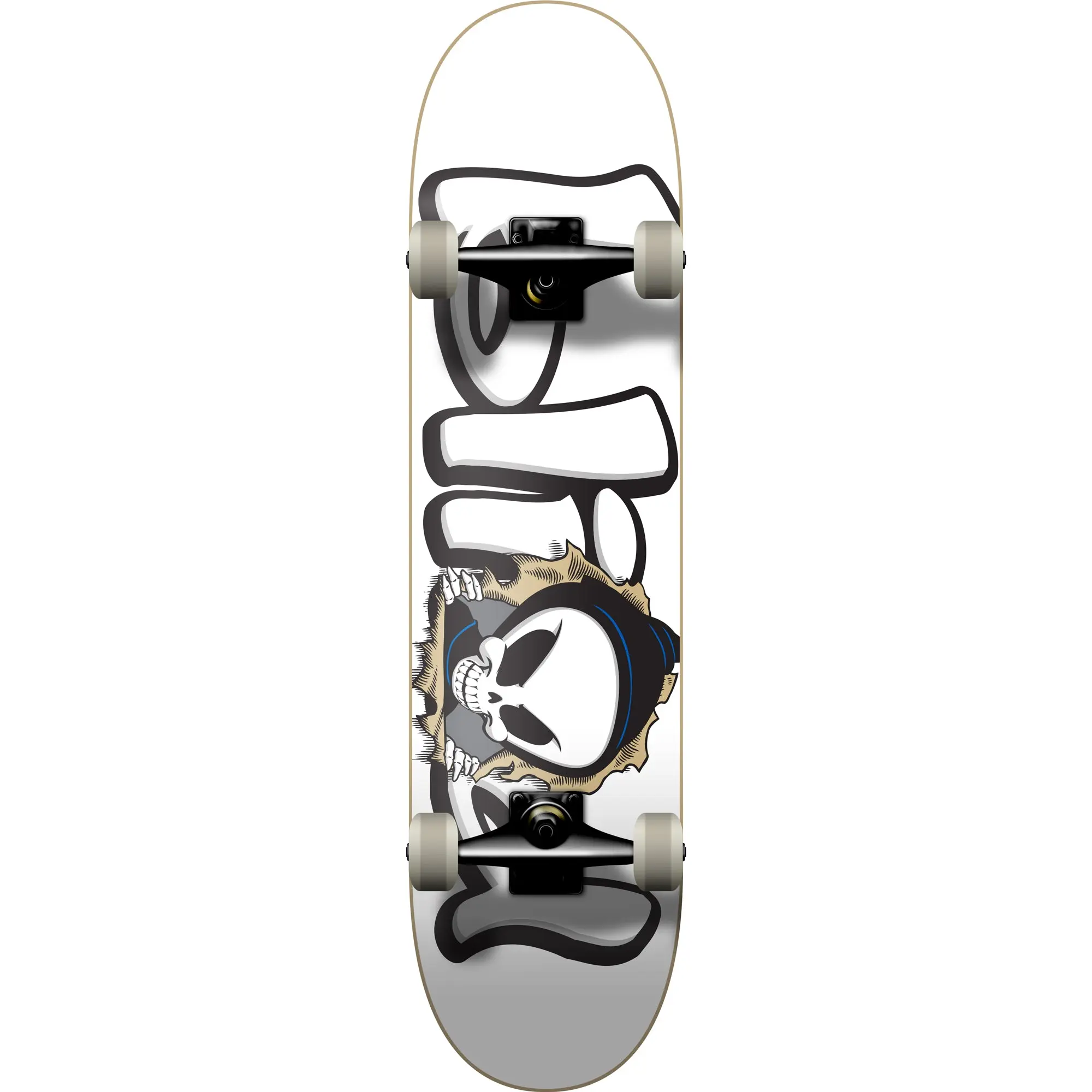 Blind Skateboard Complete Classic Bust Out Reaper White 7.75" x 31.1"