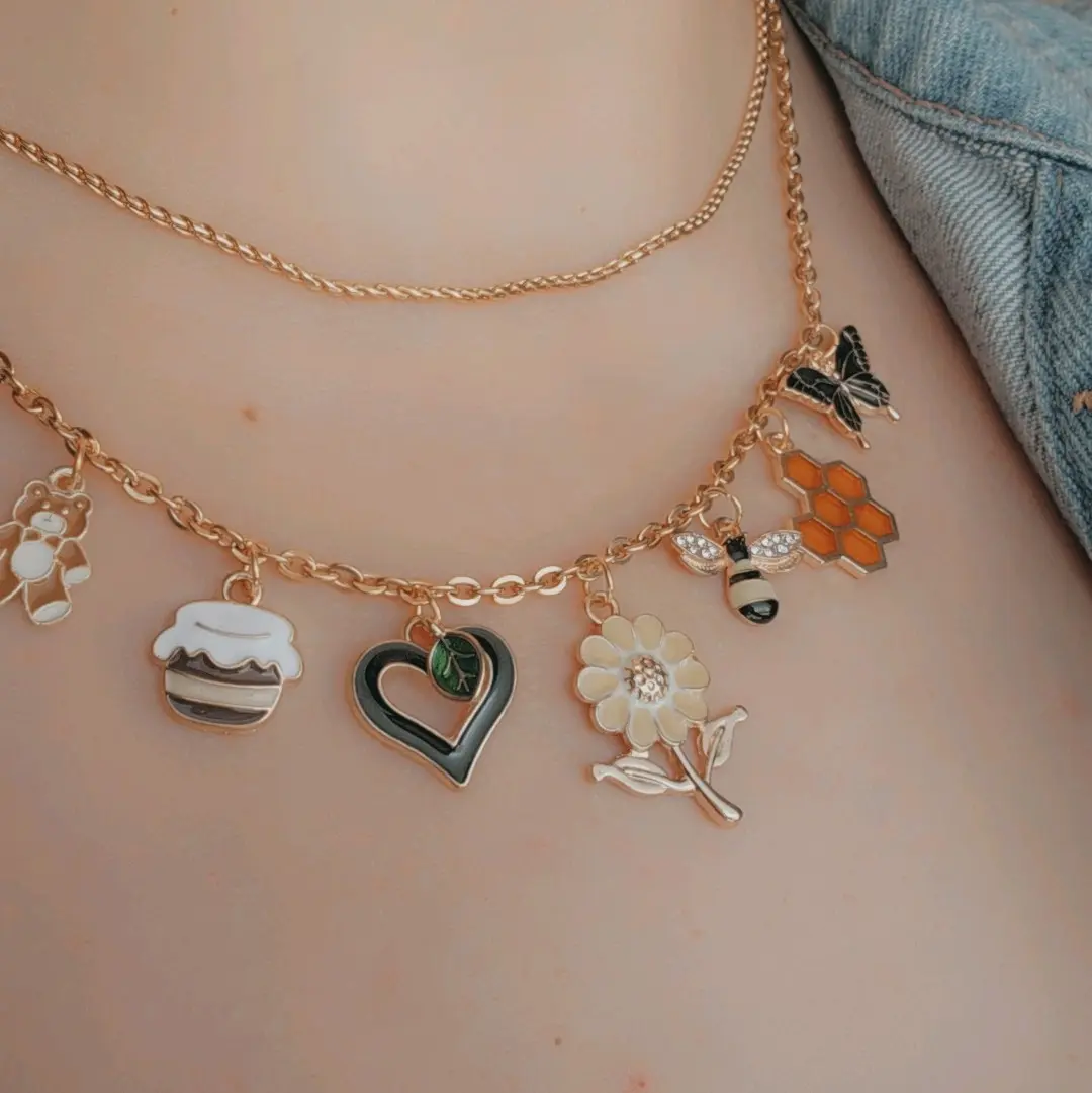 LIVE Custom Charm Necklace - Personalized Jewelry for Women