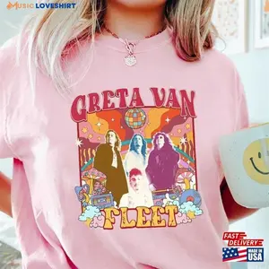 Retro Greta Van Fleet Shirt, Starcatcher World Tour Graphic Tee