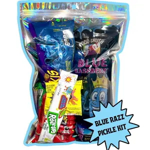 Food Crush Blue Razz Pickle Kit - Tangy Candy Food Crush Blue Razz Pickle Kit - Tangy Candy