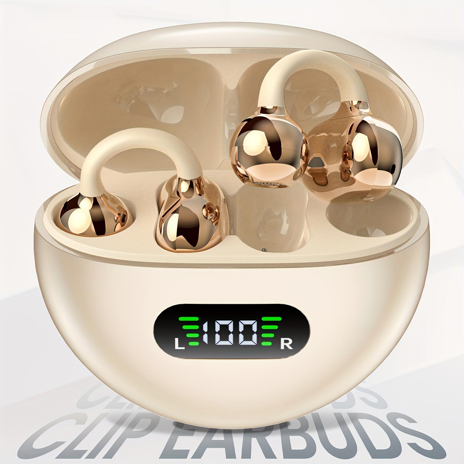 Q71 TWS  Earphones Bluetooth 5.3 Earbuds Clip on Ear Comfortable Sport Digital Display Headsets