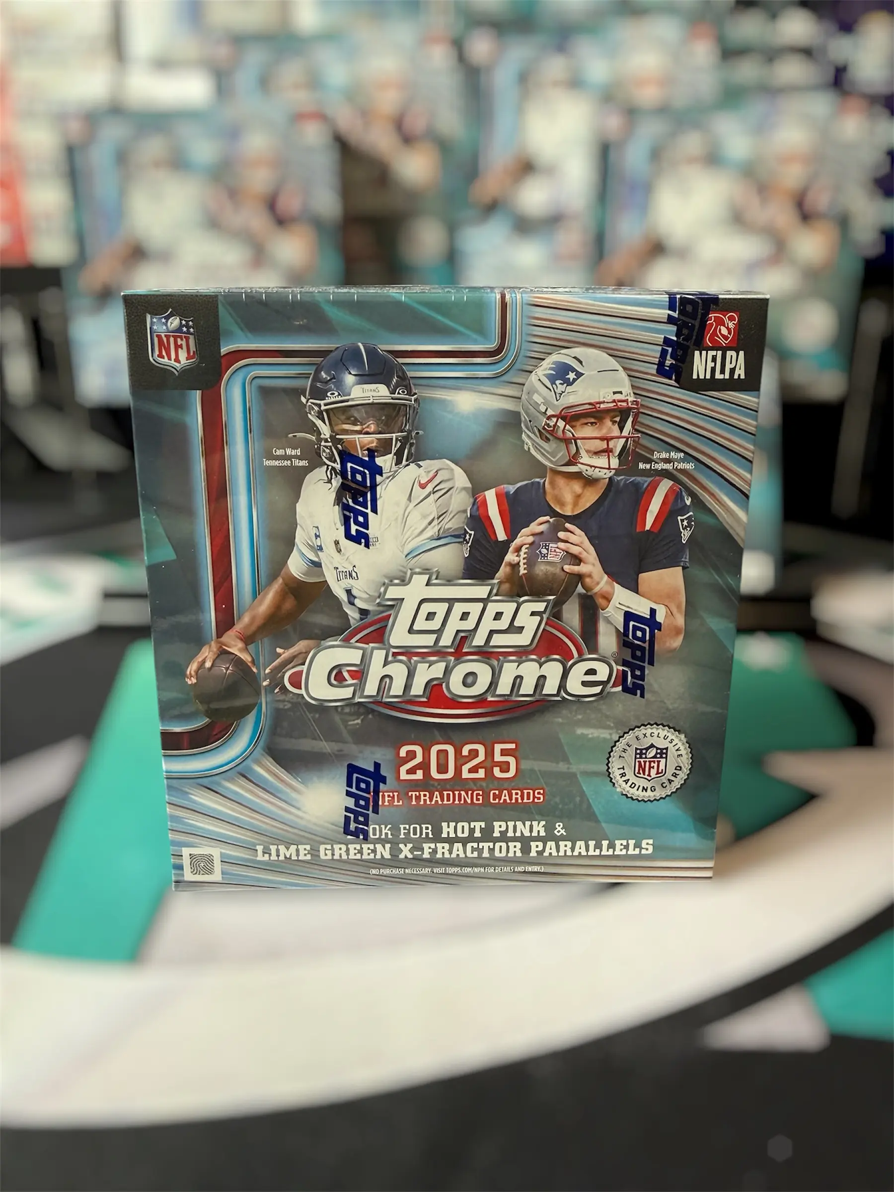2025 Topps Chrome NFL Mega Box