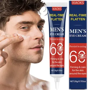 Men's Real-Time Intensive Wrinkle Eye Cream, 60 Days Continuous Use, Firms Under-Eye Area, Reduces Fine Lines & Dark Circles, Brightening, Multi-Effect Repair