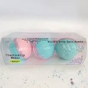 Witch's Brew Bath Bombs - Bath Ritual Essentials for Self-Care Magic - Magical Original Scent