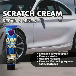 Car Scratch Repair Paste, Deep Paint Restoration Wax, Car Surface Polishing Cream, Easy to Use, Suitable for Various Car Colors