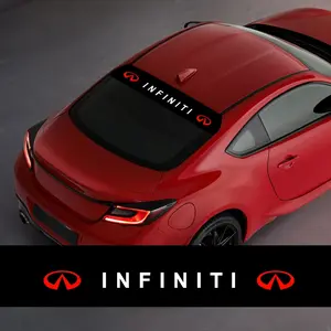 Infiniti Car Window Decal Sticker, Sunshade Decoration, Customizable Auto Accessory, Enhance Your Vehicle's Look, Durable & Stylish Design, Car Decals