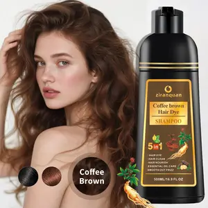 Coffee Brown Herbal Dye | Amla + Ginseng | 6-Week Hold | Ammonia-Free | 5-in-1 for All Hair Types