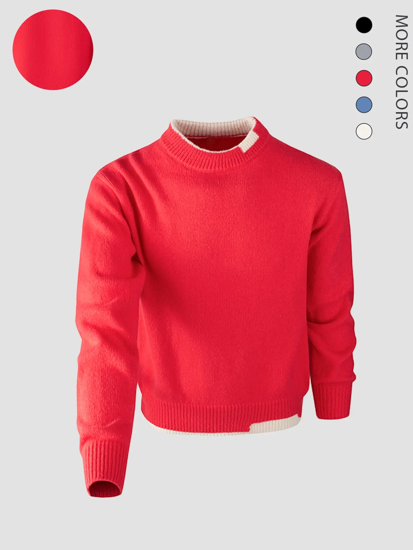 Turtleneck pullover sweater men and women with the same couple striped sweater men piled collar High Neck solid color Joker autumn and winter warm sweater men striped fashion trend men and women with the same college style ins bottoming shirt sweater