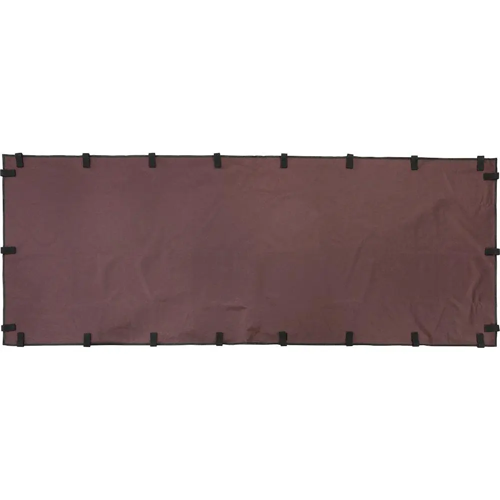 Burgundy Dog Kennel Sunshade for Pooch, Sun Protection, All-Weather Water-Resistant Side Panel, Rain & Wind Guard, Full Protection from Sun, Rain, and Wind, Cooler on Hot Days, 2 Sizes, Fits 4x4x4.5-ft Kennel