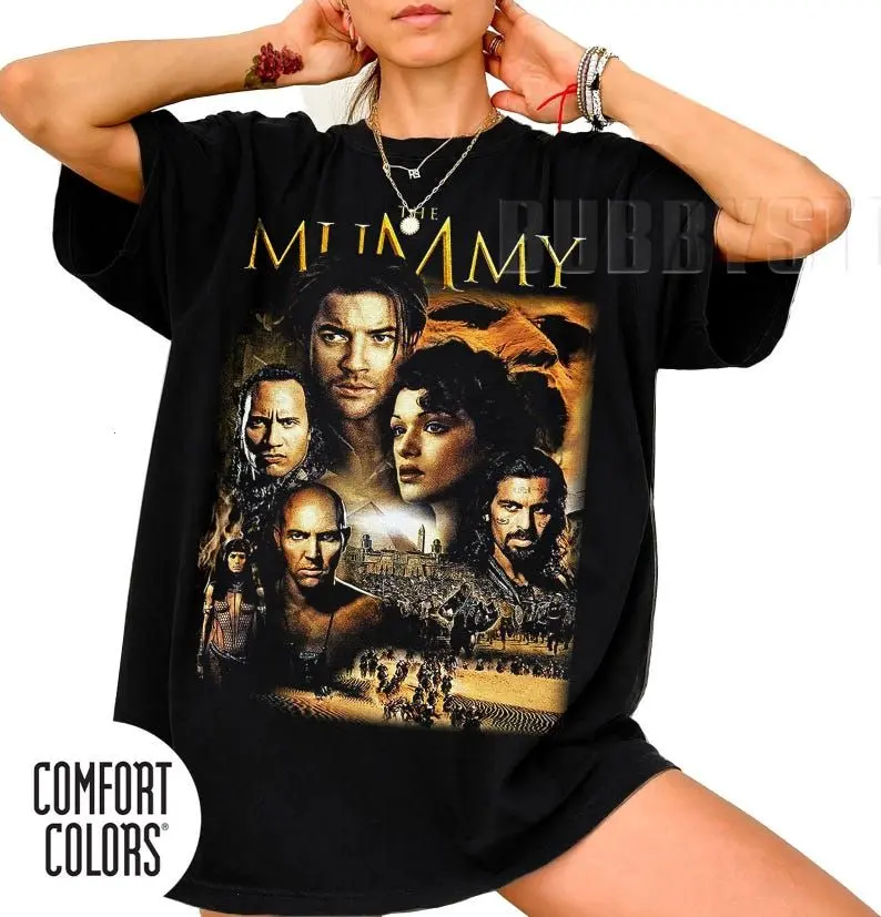 Comfort Colors® The Mummy 1999 Vintage Shirt, Rick O'Connell Evelyn Movie Merchandise, Retro 90s Action Film T-Shirt