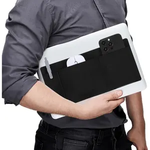 3-Pocket Organizer  Holder for Laptop Stick  External Hard Drive SSD Holder Sleeve  Accessories Stick  Pouch Organizer Adhesive Pocket Storage Sleeve for  HDD SSD Cables