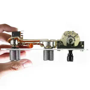 920D Custom Loaded Pre-Wired 7-Way Wiring Control Plate for T-Style Guitar