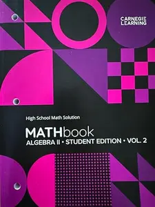 USED-Carnegie Learning Algebra II High School Math Solution 4th Edition VOLUME 2 Student Edition by Sandi Finocchi (Paperback)