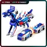 Hotfree Magnetic Dinosaur Transformer Car Toy, 2-in-1 Magnetic Cars That Transform into Flying Dragon Deer and Unicorn, Automatic Collision Transforming Toy, Fun STEM Toy Birthday Christmas Gift for Kids Boys & Girls