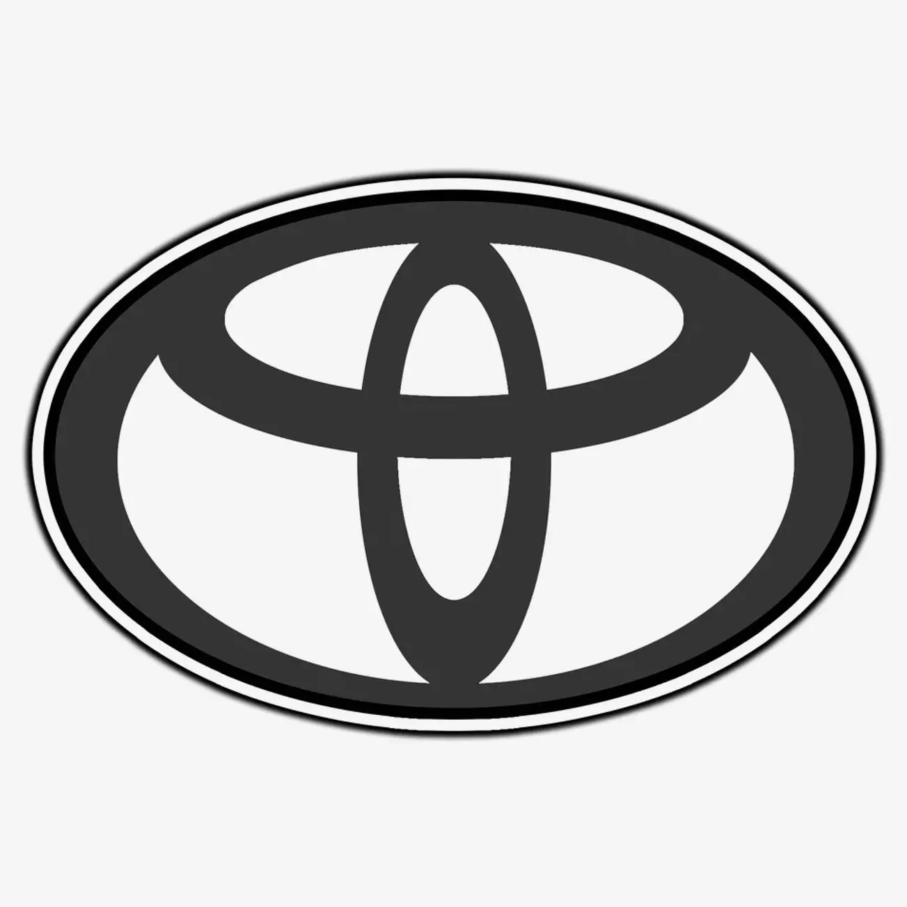 Toyota Logo #1 Sticker Waterproof Vinyl Decal Die-Cut Laptop Car