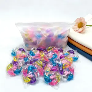 30pcs/50pcs 6-In-1 Laundry Pods, Concentrated Liquid Detergent, Soften Clothes, Long-Lasting Scent, Deep Cleaning, Water Soluble Color Protection