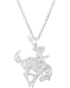 Montana Silversmiths Women's Women'S Cowgirl Bronc Rider Necklace - Nc5980