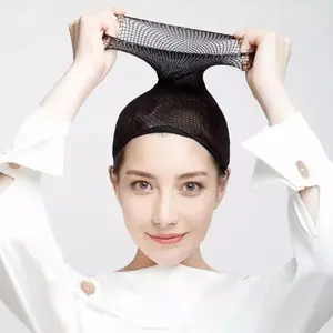 Wig Caps,Women's Wig Headgear,Wig Headgear,Wig elastic headband，Wiggery,Wig Sheath,No Braiding Needed Wig Caps for Wig Beginner, Wig Net for Long Hair, Hair Net for Halloween Cosplay, Natural Nude