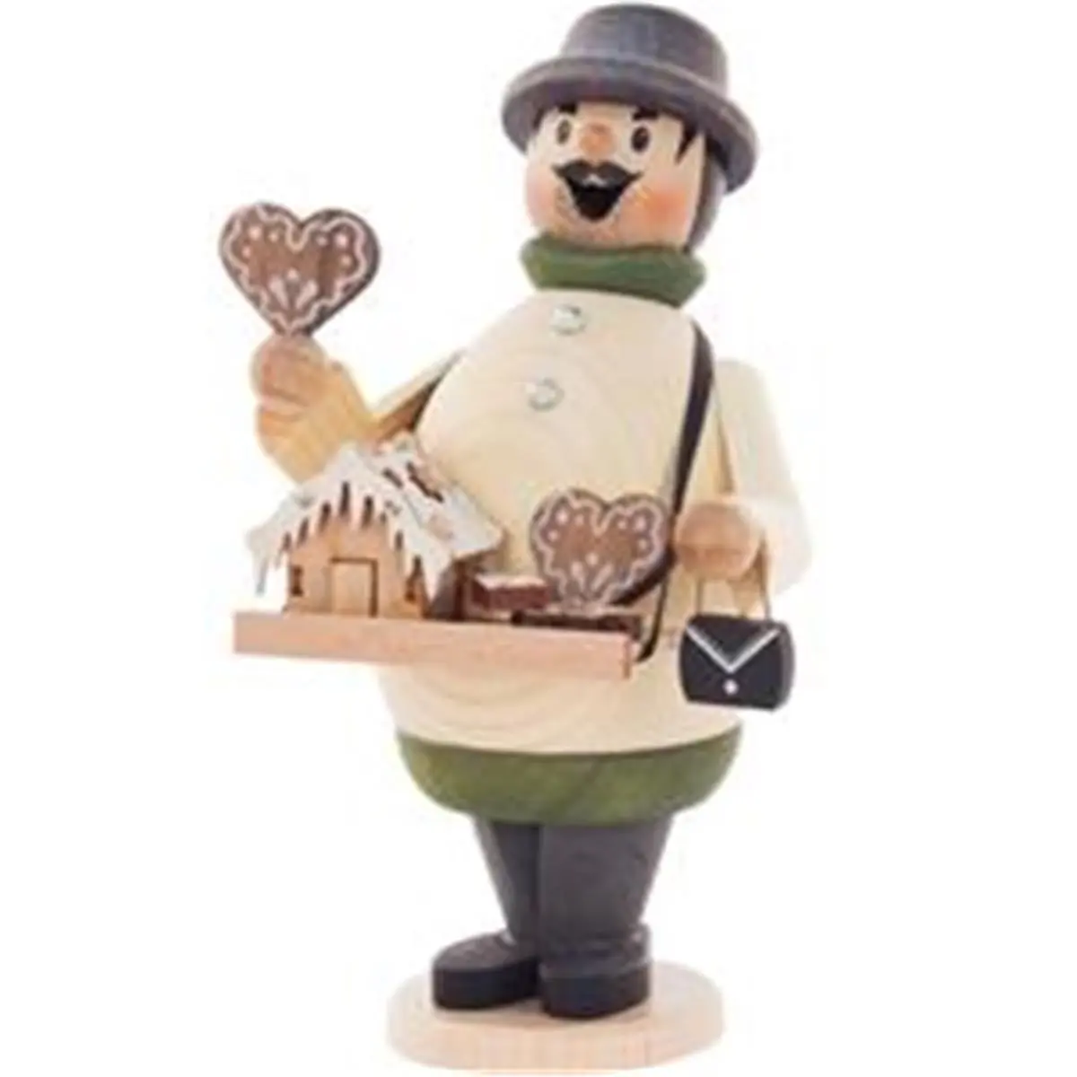 Alexander Taron 1343-33 Dregeno Incense Burner - Gingerbread Salesman Incense Holders, Home Fragrance Accessory for Aroma Diffusion