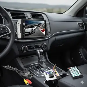 7-Inch Touchscreen Car Stereo with Bluetooth, Apple CarPlay & Android Auto. HD FM Radio, USB/TF/AUX Inputs, Steering Wheel Control & Rearview Camera Compatible.