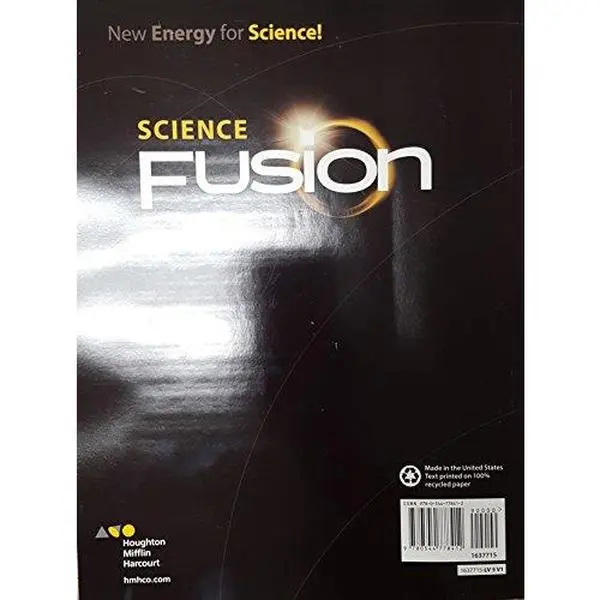 USED Book - ScienceFusion: Student Edition Interactive Worktext Volume 1 Grade 5 2017 by Houghton Mifflin Harcourt (Paperback)