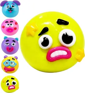 NEW Smushers Squishy, Curiosities Smushers Dog Face Swap Squishy,Cute Easy Squeezy Funny Face Squishy Stress Balls, Stress Relief Desk Accessory Party Gifts for Adults