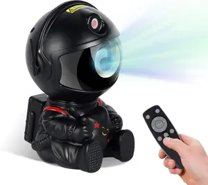 Astronaut Star Projector, Star Projector Galaxy Light for Kids，8 Modes Remote and 270° Adjustable Led Lights for Bedroom, Girls Room Decoration, Home Theater, Ceiling, Timer(Original Black)