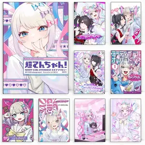 Needy Girl Overdose Game Poster Sweet Cute Cartoon Anime Girl Canvas Painting Prints Wall Art Picture for Living Room Home De