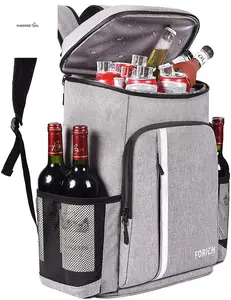 Backpack Cooler Leakproof Insulated Waterproof Backpack Cooler Bag, Lightweight Soft Beach Cooler Backpack for Men Women to Work Lunch Picnics Camping Hiking, 30 Cans