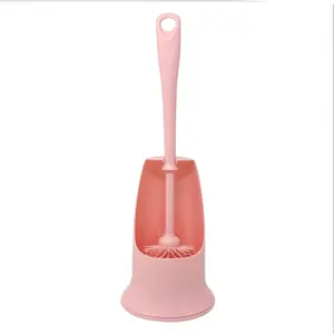 Pink Toilet Brush & Stand
