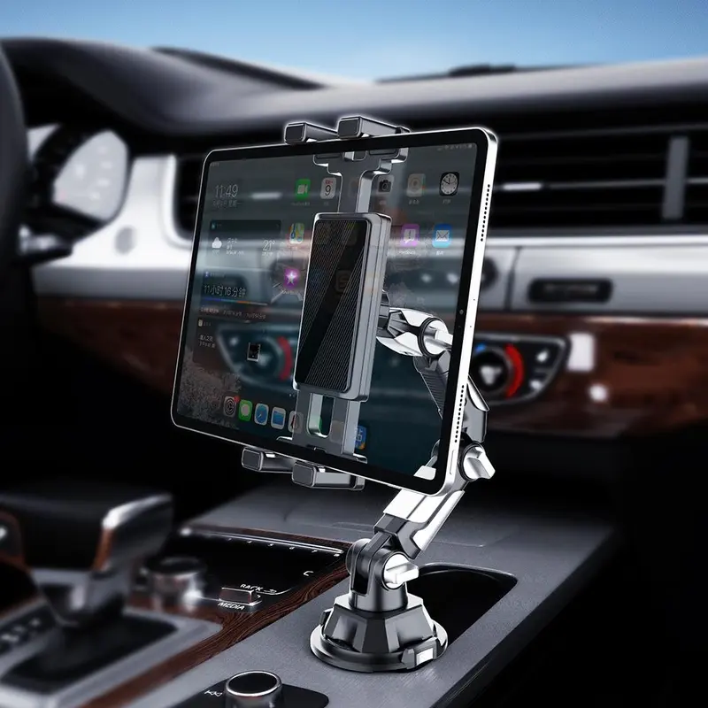 Car Cup Holder Phone Mount, Universal Tablet & Smartphone Holder with Long Adjustable Arm, Convenient for Driving, Car Phone Stand, Cellphone Car Holder, Mobile Phone Holder, Vehicle Mount