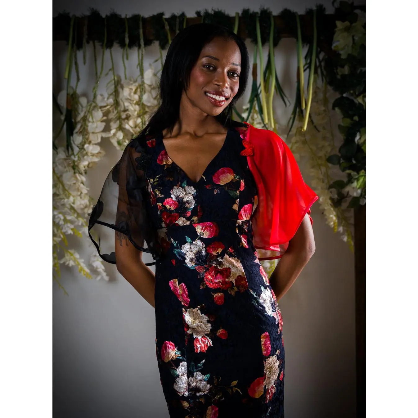 Dual-Tone Sheer Detachable Sleeves muti color