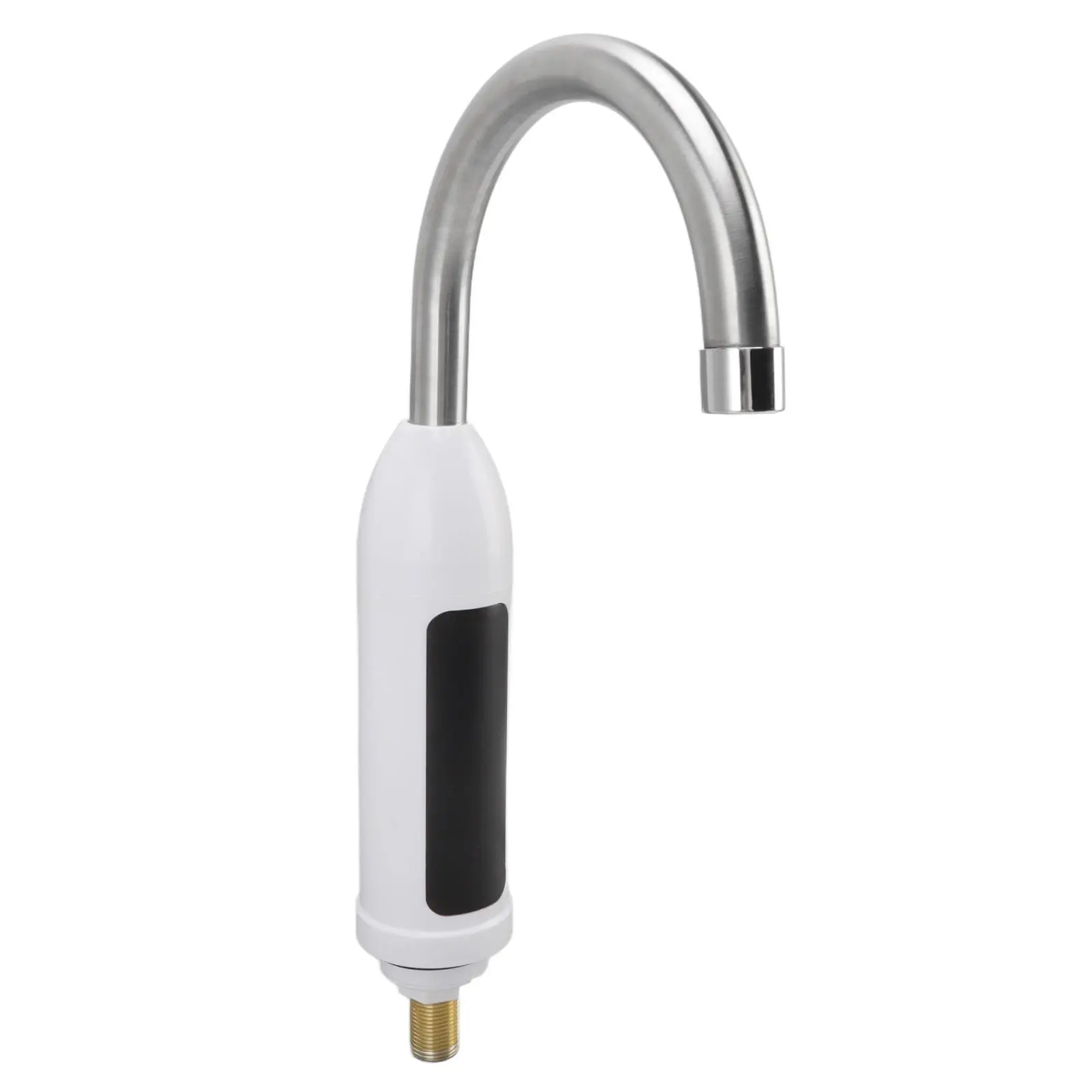 110V Instant Heating Stainless Steel Rotatable Tap - 3000W Standard Spout Faucet, Lower Inlet Mode, 30 To 60 ℃℃, IPX4 Rated, Household Use, Efficient Hot Water Supply, 5.7x35.5x11.1cm, Manufacturer Warranty, for Small Kitchens/Bathrooms