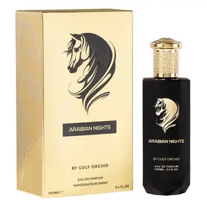 Men's Gulf Orchid Arabian Night Eau de Parfum (EDP) 100ML - Oriental Warmth Scent, Ambergris Musk, Rose Tonka Base, Bottle, Fragrant, Luxury-Inspired, Masculine, Packaged Men's Fragrance (Beauty & Personal Care), Bottle Men's Fragrance