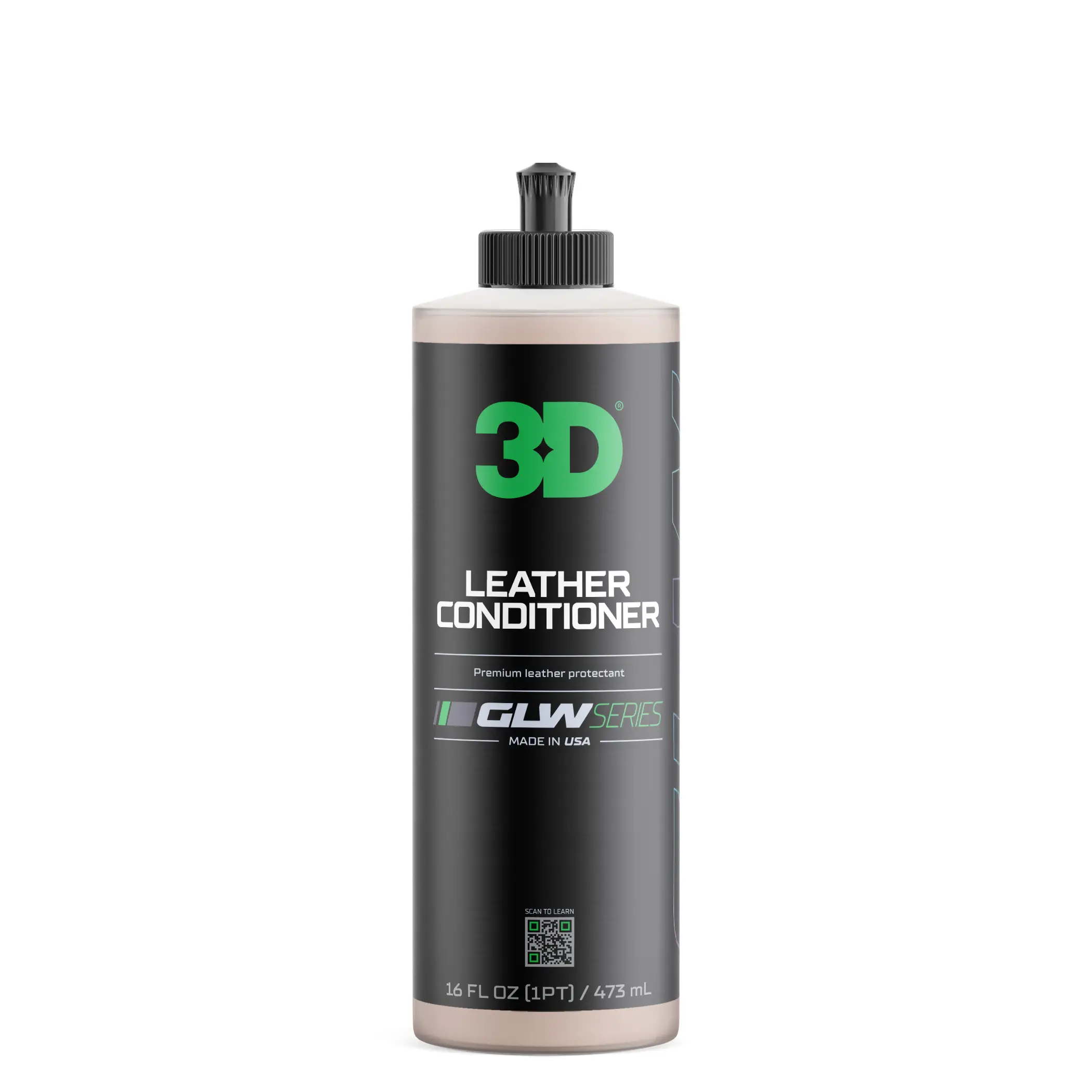 3D Leather Conditioner for Car, GLW Series | Restore, Condition, Protect | UV Protection | Conditions Leather Seats, Furniture, Boots, Apparel | DIY Car Detailing