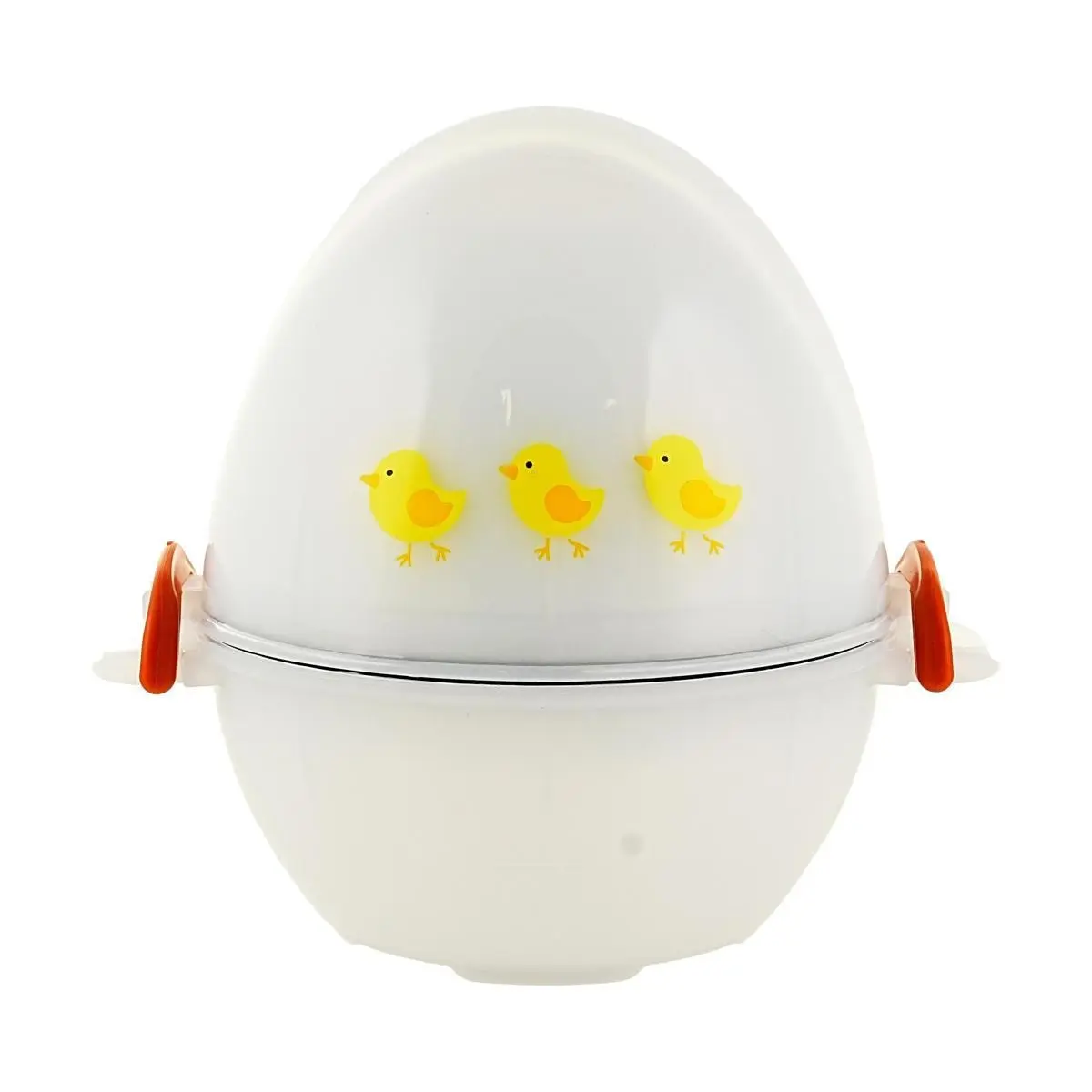 PEARL LIFE Japanese Microwave Egg Cooker for 3 Eggs - Fast Steamed Egg Maker Gadget