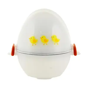 PEARL LIFE Japanese Microwave Egg Cooker for 3 Eggs - Fast Steamed Egg Maker Gadget
