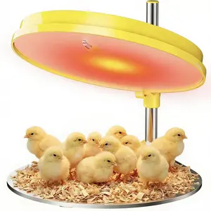 Adjustable Temperature Chick Brooder Heater - 45W Safe Energy Saving, Height Angle Adjustable for Chicks Ducks Quail