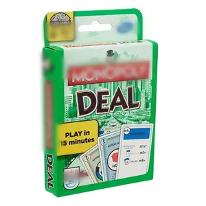 Monopoly Deal Card Game - Quick-Playing 15-Minute Party Game, No Board Setup Needed, Reimagined Classic Monopoly Fun for All Ages