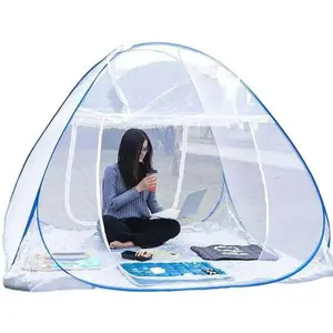 Outdoor Camping Mosquito Net No Installation Required Home Use Instant Automatic Opening Mosquito Net Outdoor Camping Outdoor Travel Mosquito Net 1.5m Width 2m Length Portable Travel Ground Mat Mesh Tent One Piece