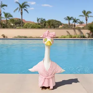 3-Piece Humorous Plush Goose Costume Set, Perfect Winter Porch Decoration, Outdoor Garden Decor, Pool Decor, Fun and Festive Addition