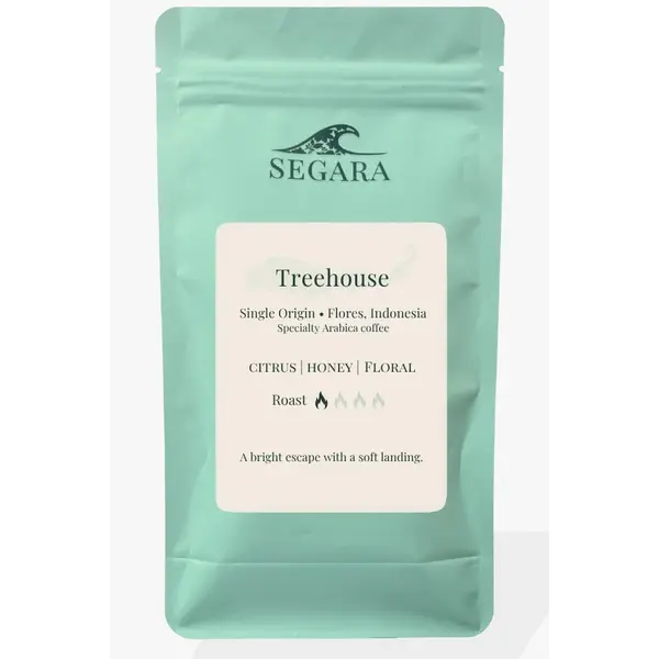Treehouse — Single Origin Coffee, Flores Indonesia, Light Roast Specialty Arabica