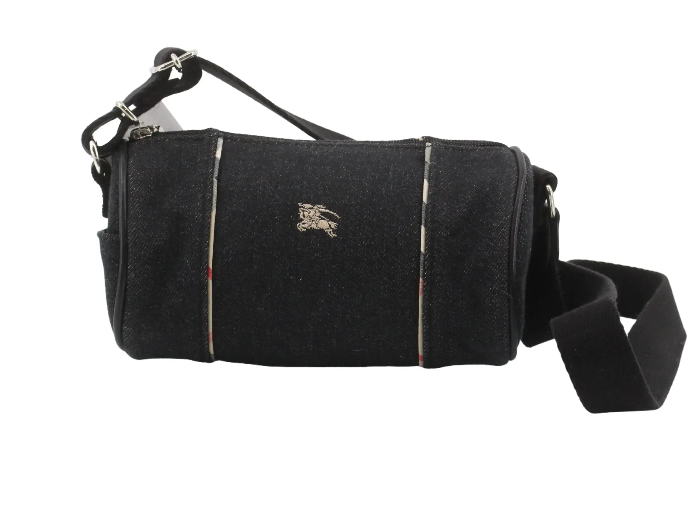 Pre-owned BURBBERY canvas Shoulder Bags Burberry Blue Label mini Shoulder Bag in black canvas